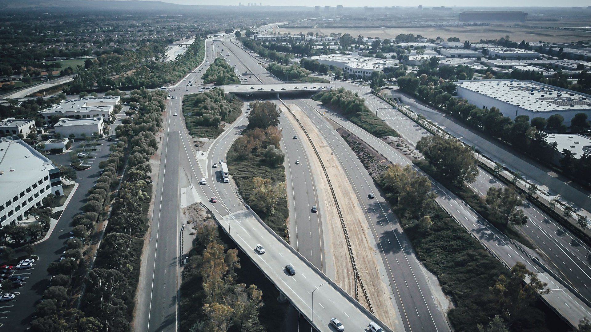 Infrastructure program aerial view